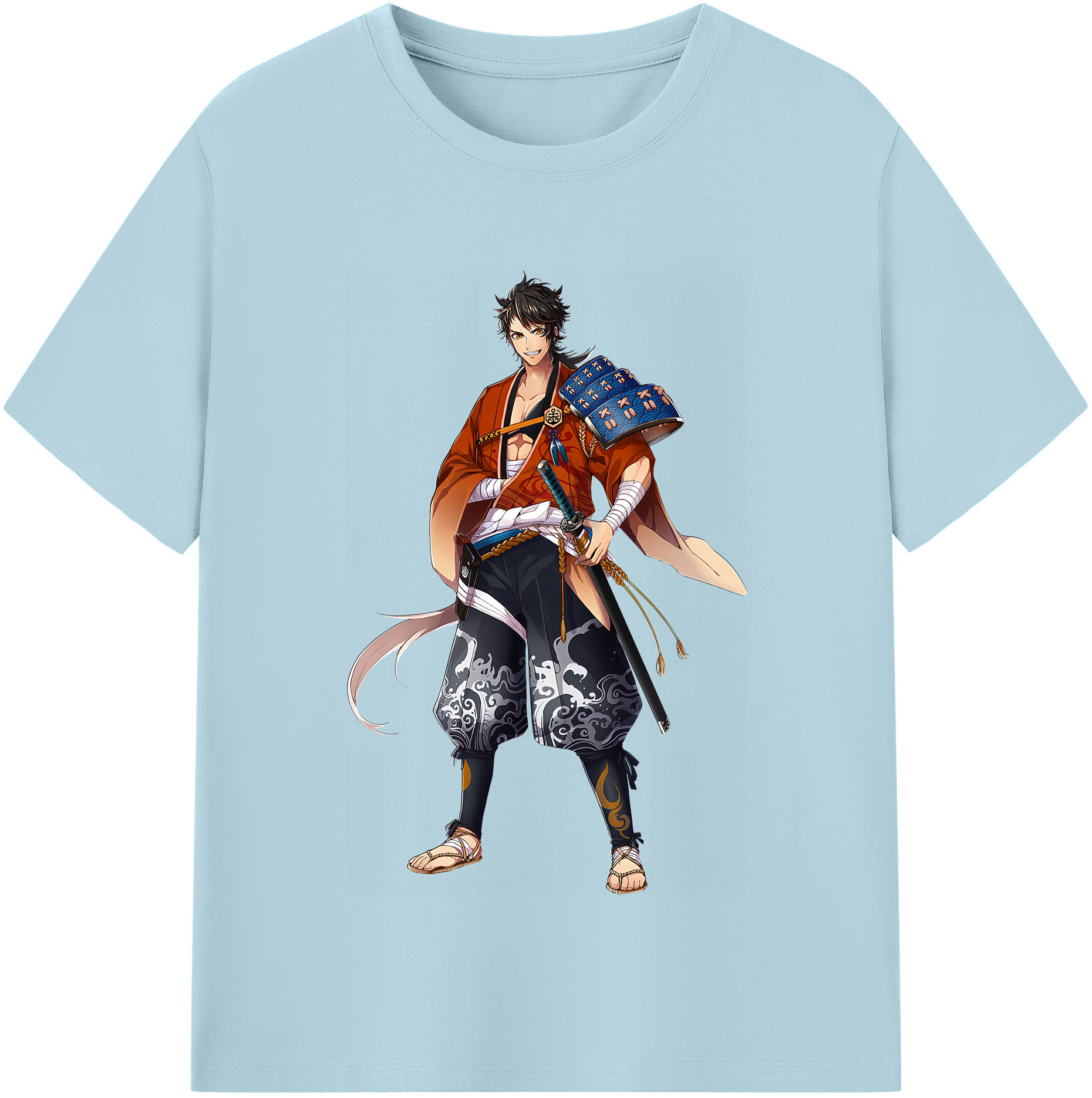 （画像用） 刀剣乱舞 Touken Ranbu 綿100％半袖Tシャツ（フロントプリント）